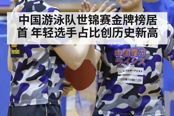 中国游泳队世锦赛金牌榜居首 年轻选手占比创历史新高